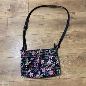 Max Studio floral print cross body bag. Like new. Medium size. Lots of storage